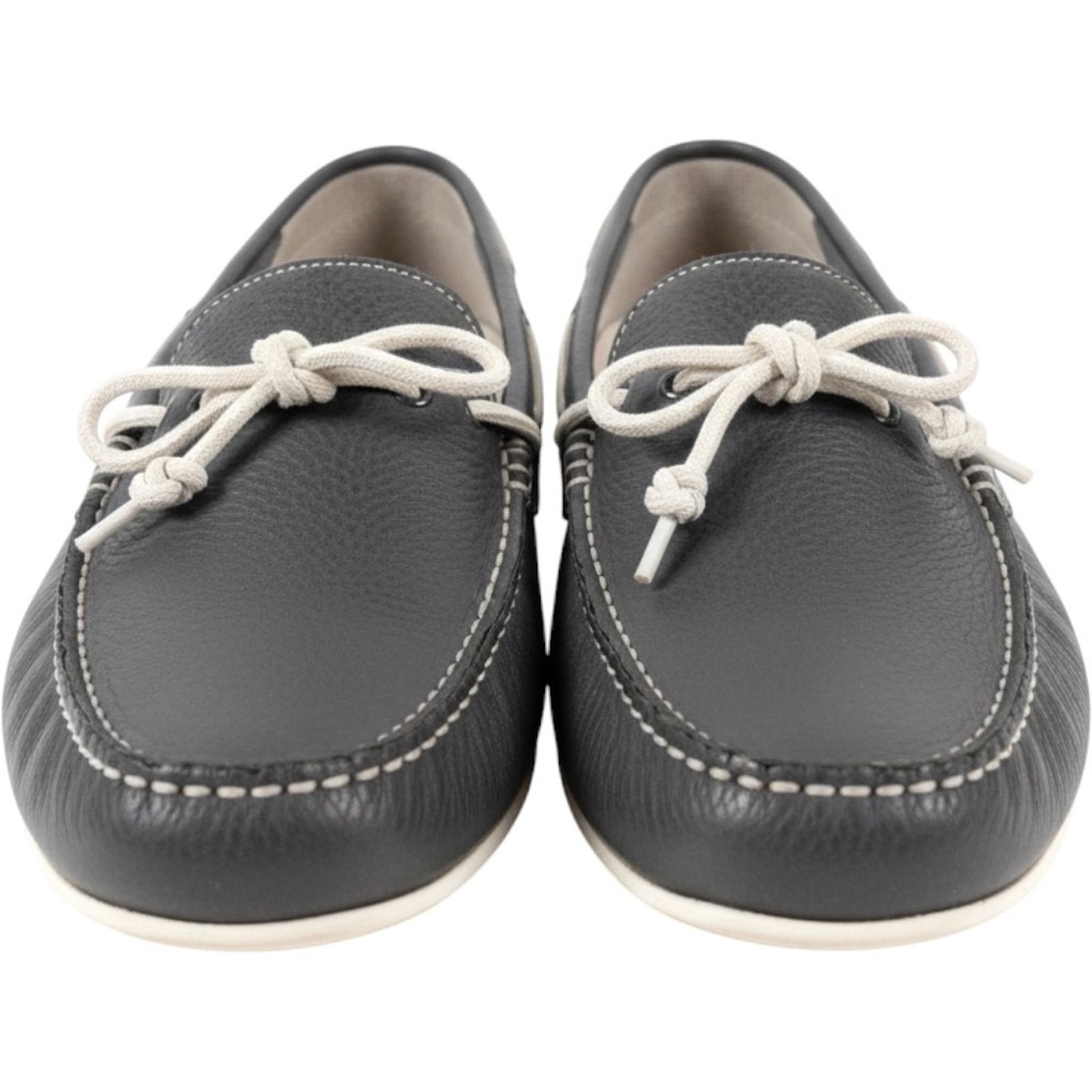 Cole Haan Grant Lte Mens Grey Leather Driving Loafers C13456 Size 12 M